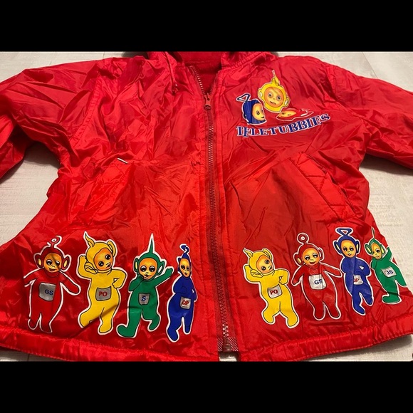 Vintage Teletubbies Reversible Jacket - Fleece Jacket or Wind Breaker—NEW - Picture 5 of 13